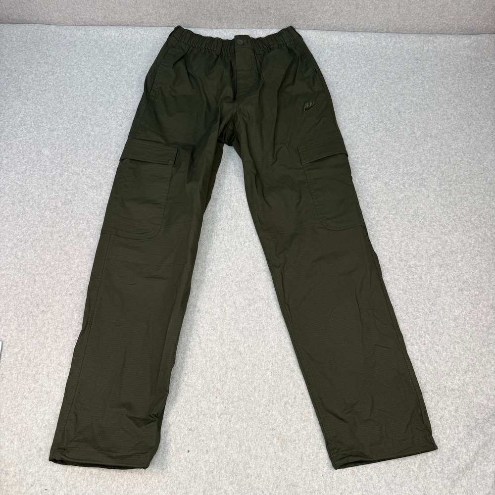 Nike Mens Sportswear Cargo Pants Olive Green Ripstop HV1433-355 Size S NWT